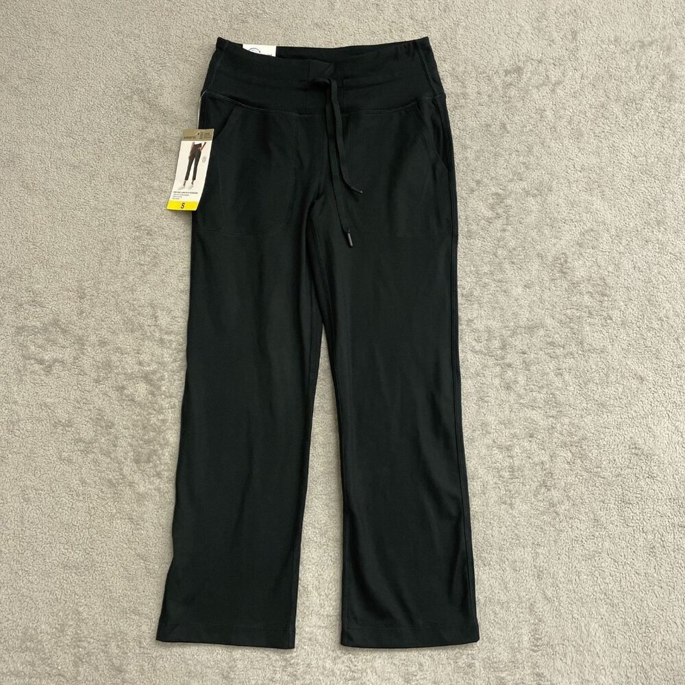 NEW Mondetta Women's S High-Rise Capri Pants Black 25" Inseam - Picture 3 of 10